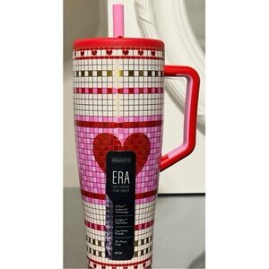 BrüMate Era Heart Design Tumbler with Straw